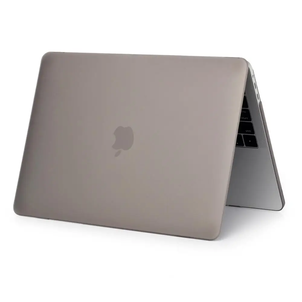 Matte-Gray 3в1 чехол для ноутбука Apple MacBook Pro 13 с сенсорной панелью модель A1708 A1706 чехол для Mac pro 13,3+ мягкая пленка - Цвет: Matte-Gray