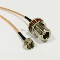 new n female jack connector switch f male plug convertor rg316 wholesale fast ship 15cm 6 adapter