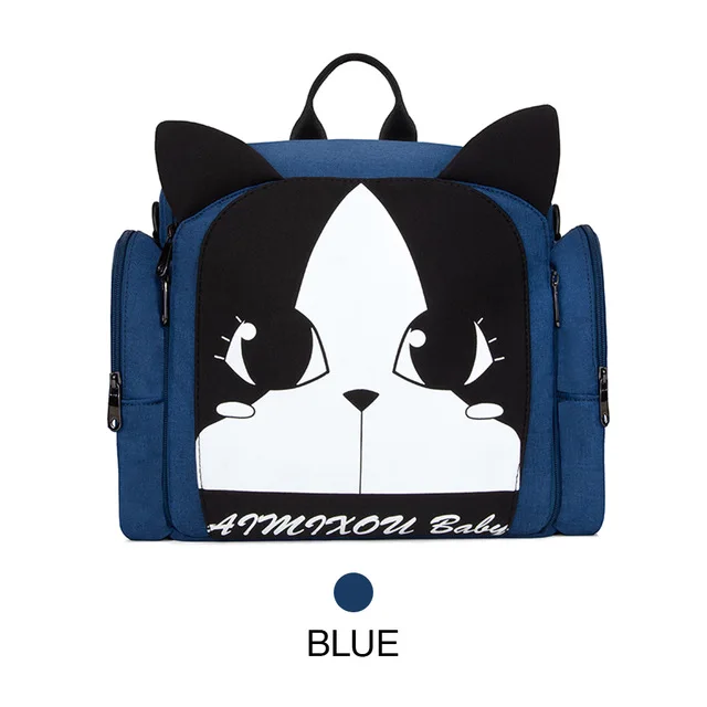 Blue 2 в 1 детское безопасное сиденье, переносное детское кресло для еды, мультифункциональное сиденье для мамы, сумка для подгузников, рюкзак, сиденье - Цвет: Blue