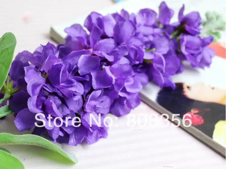 Искусственный Larkspur имитация вечной скрипки одиночный фиолетовый цветок для