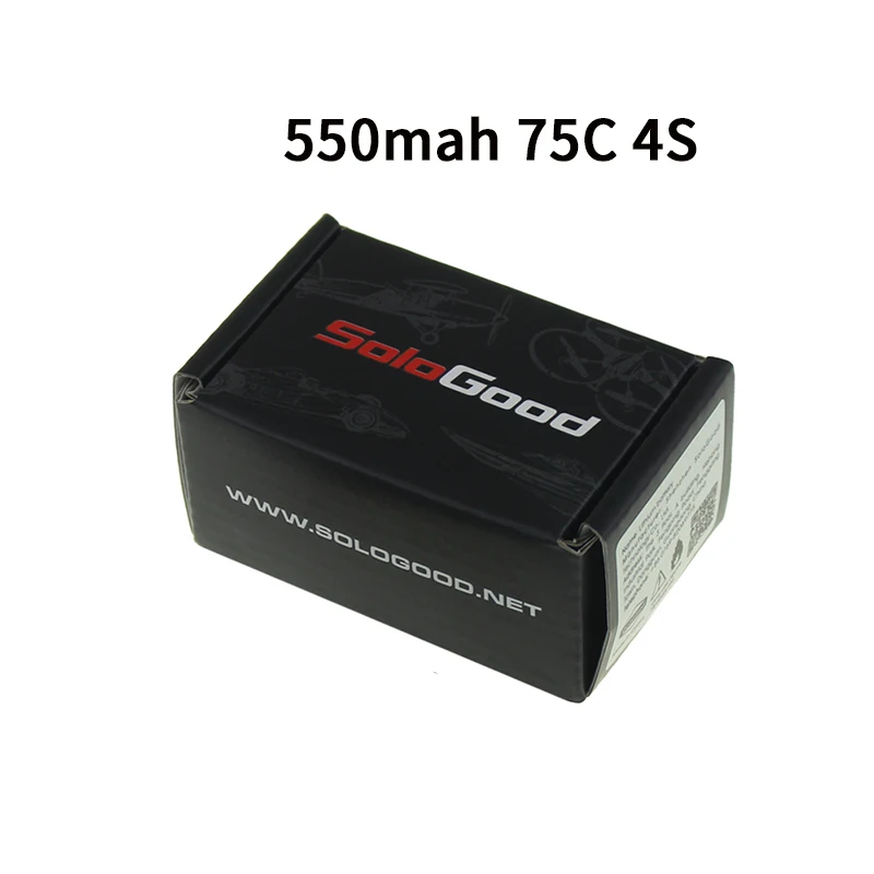 550mah 75C 4S Sologood Lipo Батарея 2S 3S 4S 7,4 V 11,1 V 14,8 V 550 мА/ч, 850 мА/ч, 75C Перезаряжаемые с XT30 XT60H XT60 разъем для гоночного дрона игрушки - Цвет: 550mah 75C 4S