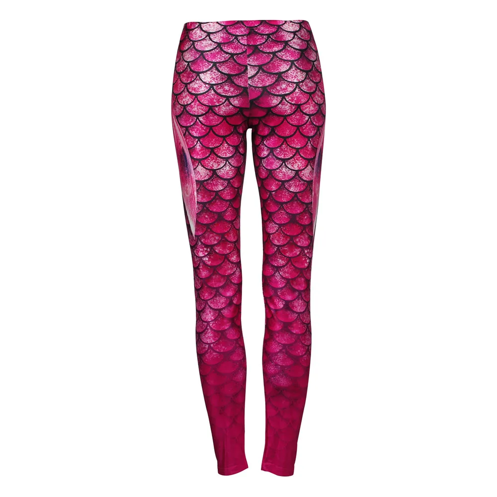 Женские блестящие Легинсы 2019 розового и фиолетового цветов с эффектом омбре