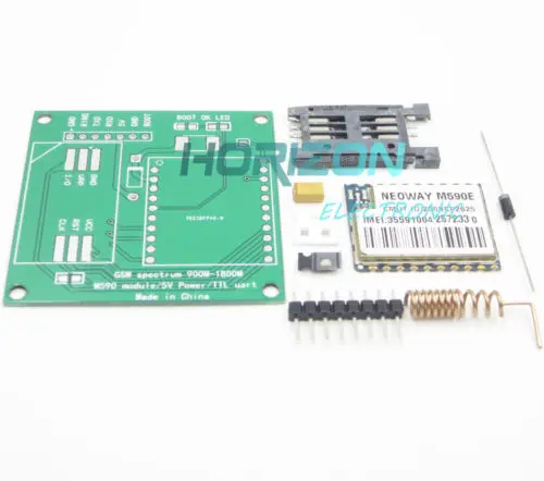 M590E GSM/GPRS модуль 900 м 1800 sms сообщение Diy Наборы M590 Sms Процессор MCU Тесты|test|testing cputest kit |