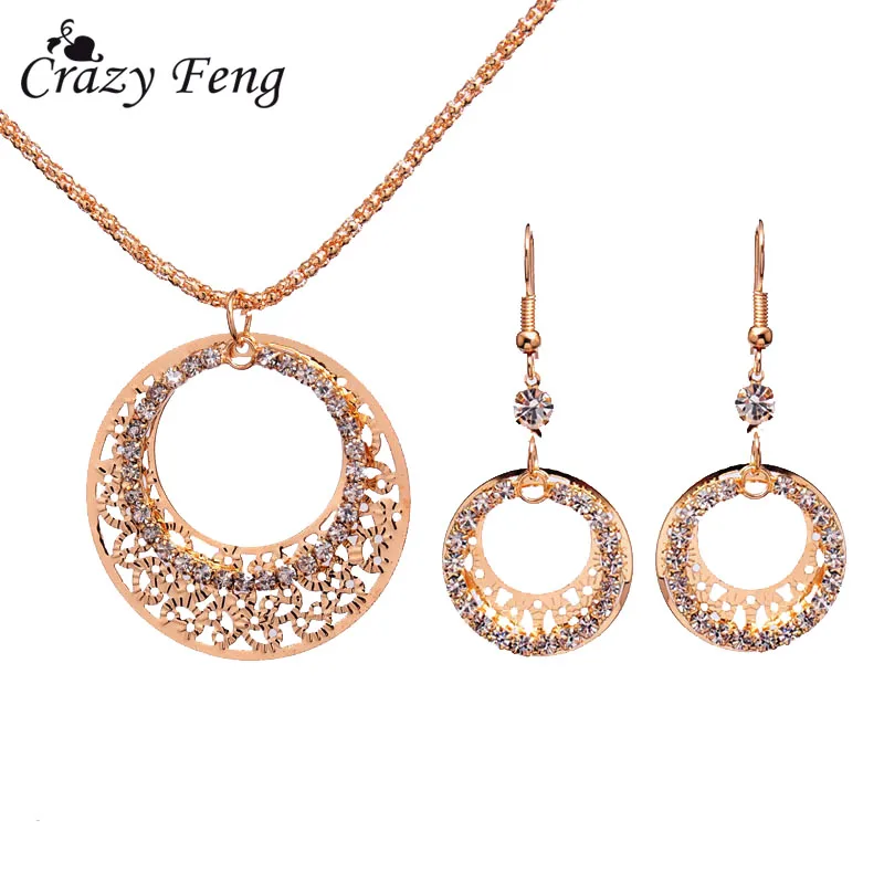 Crazy Feng (Лея фенг) ювелирное изделие бесплатная доставка женские золотого цвета