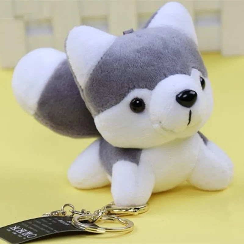 Милая плюшевая игрушка Husky Key кулонная кукла мягкая маленькая 15 см Размер 10