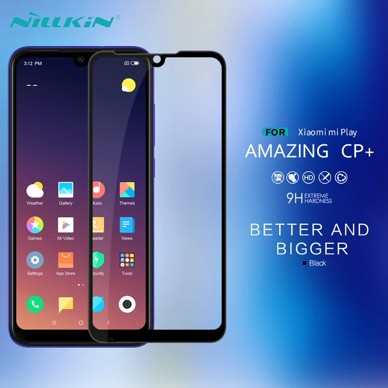 Для Xiaomi mi Play протектор экрана из закаленного стекла Nillkin CP+ 0,33 мм Анти-взрыв полная обложка стеклянная пленка для Xiao mi Play
