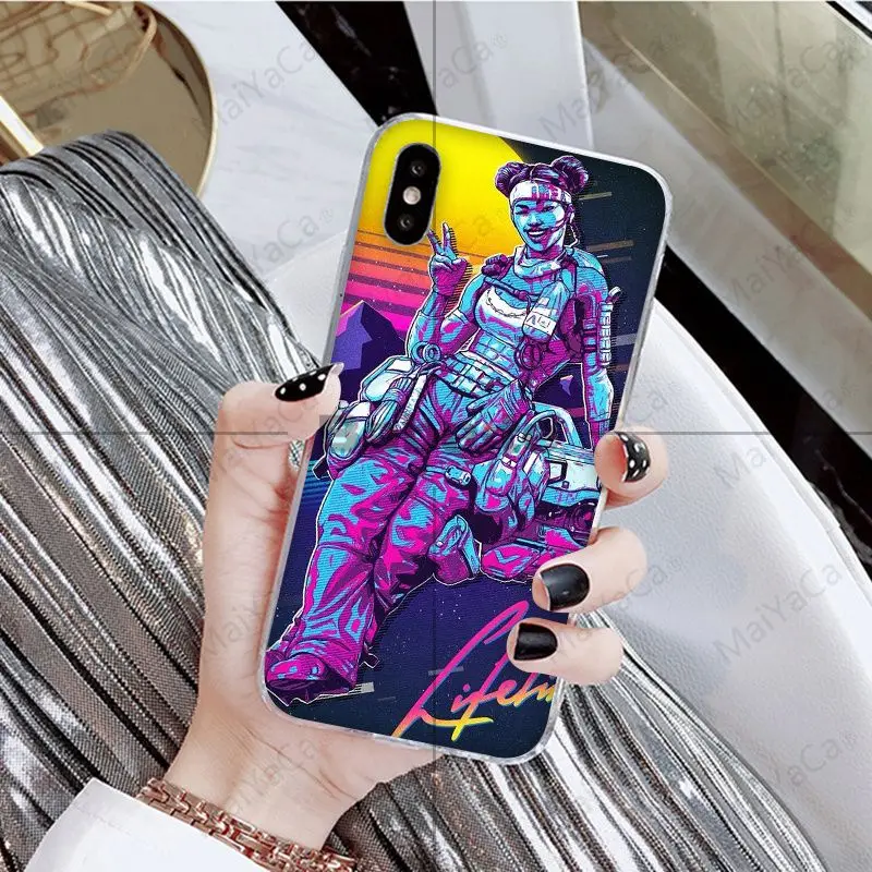 A11 Babaite Apex Legends клиент высокое качество Новинка чехол для телефона Fundas для Apple iPhone 8 7 6 6S Plus X XS MAX 5 5S SE XR чехол - Цвет: A11