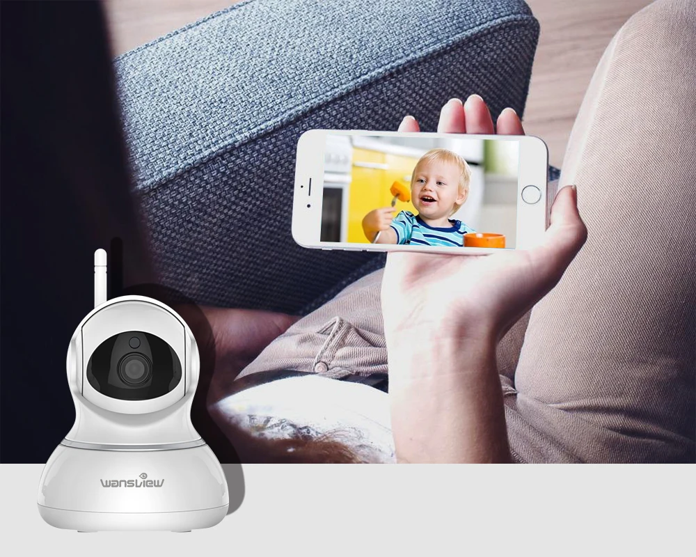 Wansview 633 ГБ ip-камера 350 &quotptz wi-fi веб-камера Инфракрасный Ночной монитор для зрения