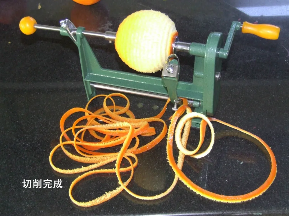 Горячие Продажи Нержавеющая Сталь Руководство Металл Оранжевый Овощечистка |