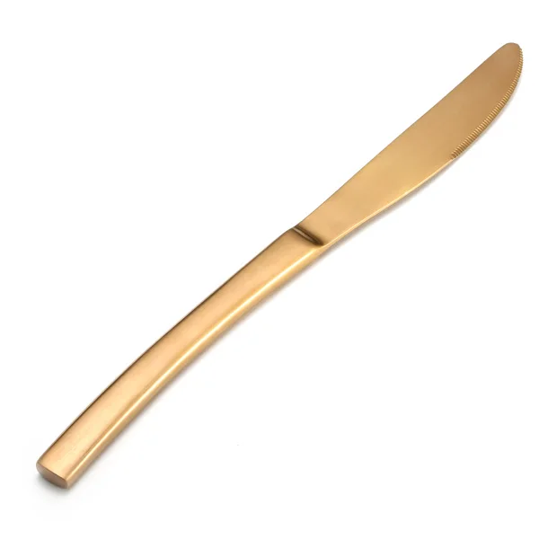 Dinner Knife Mrosaa Горячая 1 шт. из нержавеющей стали Розовая Золотая посуда столовые приборы вилка нож Совок столовые приборы набор посуды подарок ужин Западная еда - Цвет: Dinner Knife