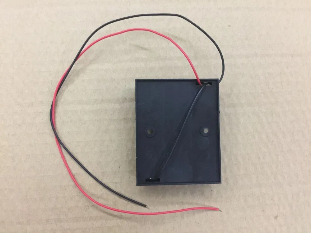 10x Новый пружинный зажим черный пластиковый 3x1 5 V AA Аккумулятор Чехол держатель|aa