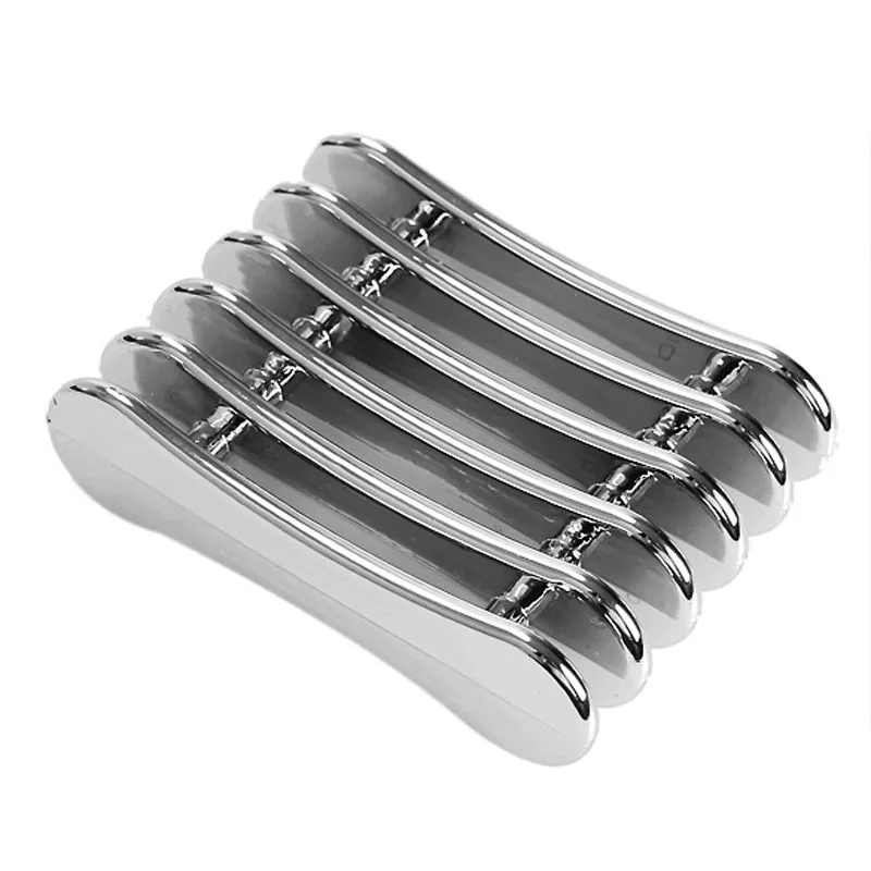 Серебряный держатель для лака ногтей подставка ручек и кистей акрилового УФ