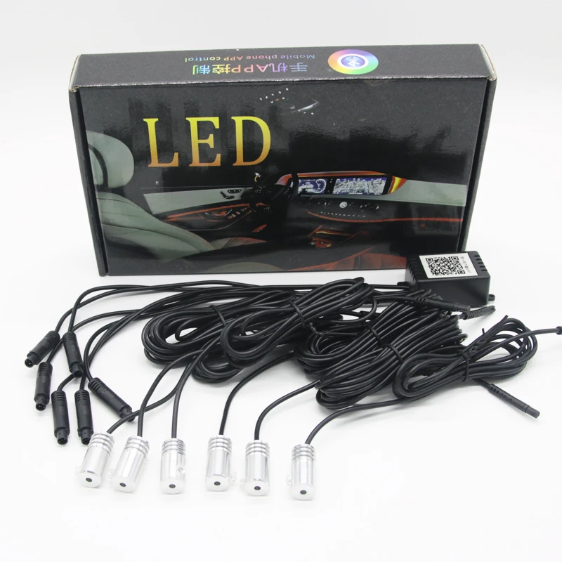 Новый звуковой активный EL неоновый провод полосы света RGB светодиодный свет