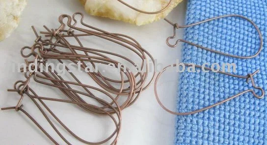 2000 шт. старинные медные серьги в виде почек M603|kidney earring wires|earring wireskidney |