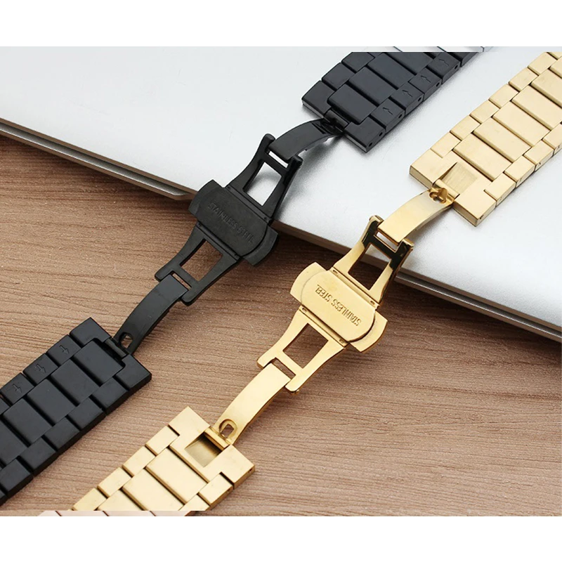 Ремешок из нержавеющей стали для Apple Watch Series 4 5 6 7 SE 38 мм 40 42 44 41 45 | Наручные часы
