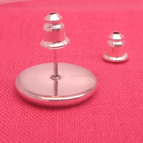 200 компл./лот посеребренные серьги-пуссеты + ленточка для головы с ушами украшения