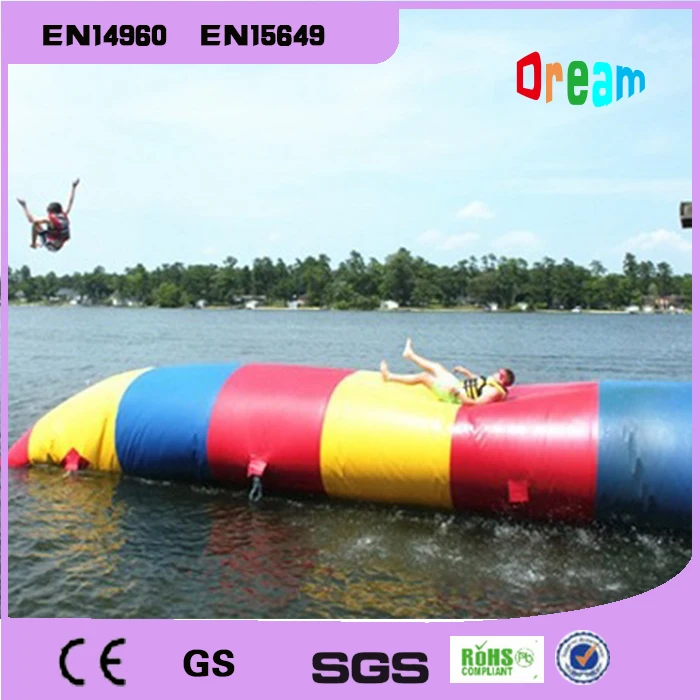 

Free Shipping 9*3m Inflatable Water Pillow Inflatable Water Blob Jump Bag Inflatable Trampoline(Free Pump+Repair Kits)