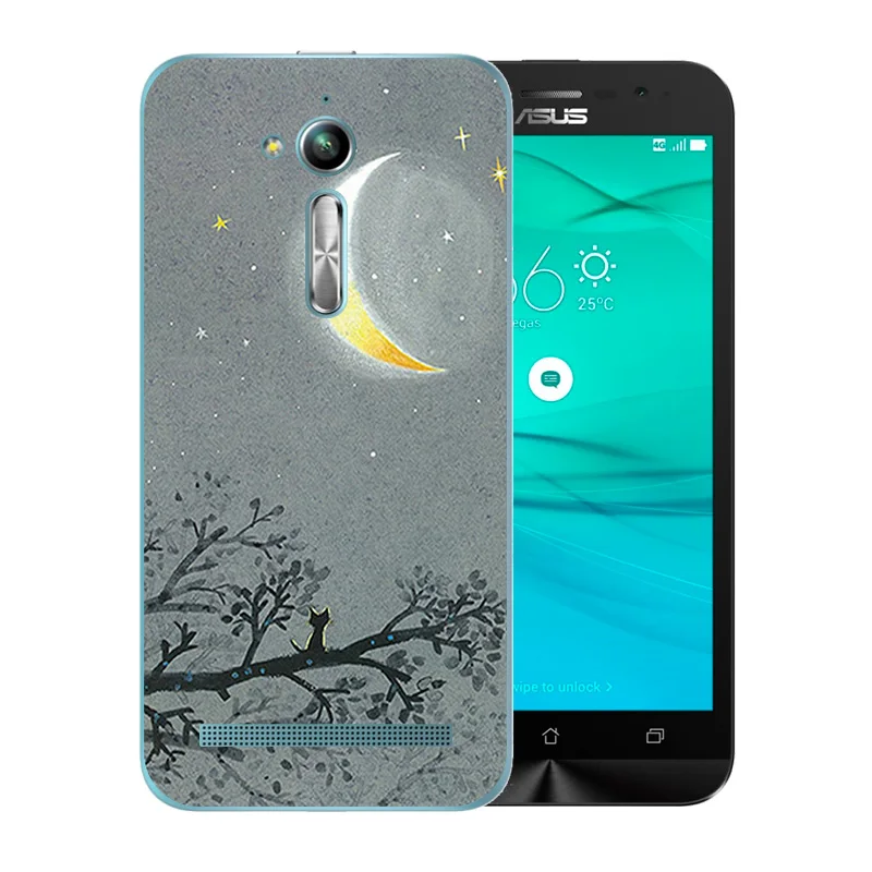 5 0 дюйма для Asus Zenfone Go ZB500KL чехол телефона из мягкого ТПУ с рисунком космическая