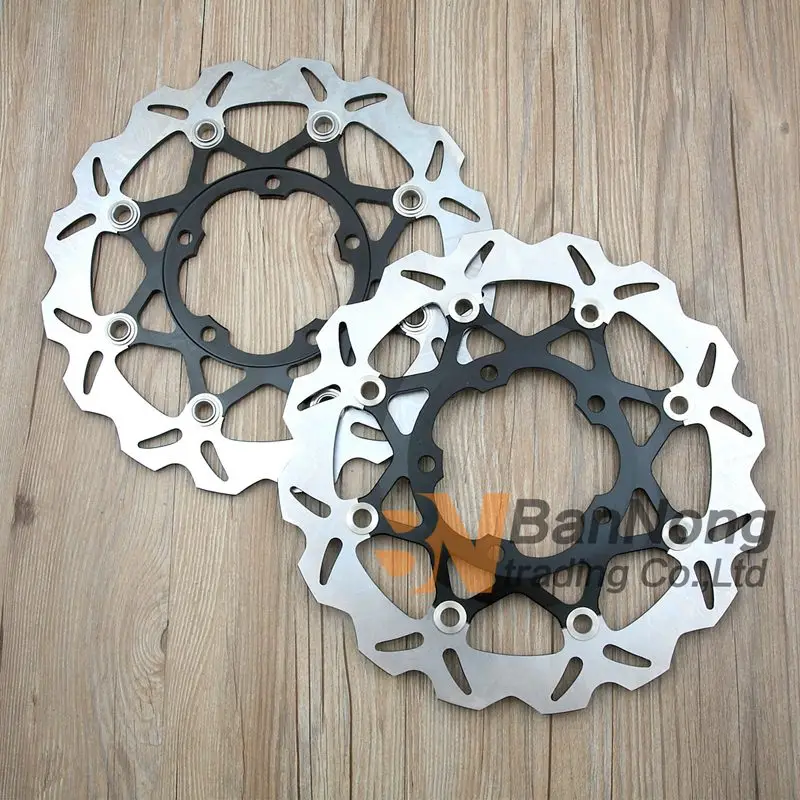 2PCS Из 2 предметов мотоциклетные передние плавающие тормозного диска ротора для SUZUKI GSXR600 GSXR750 06 07 GSXR1000 05-08 M180R 06-09 GSXR 600 750 - Цвет: 2PCS