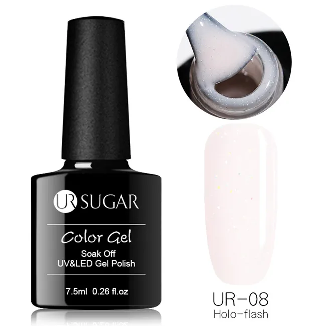 8 Ur Sugar, 7,5 мл, быстрое удлинение, гель, прозрачный, розовый, для ногтей, для наращивания, УФ-гель, для дизайна, полигель для ногтей, акриловый, для пальцев, Гель-лак - Цвет: 8