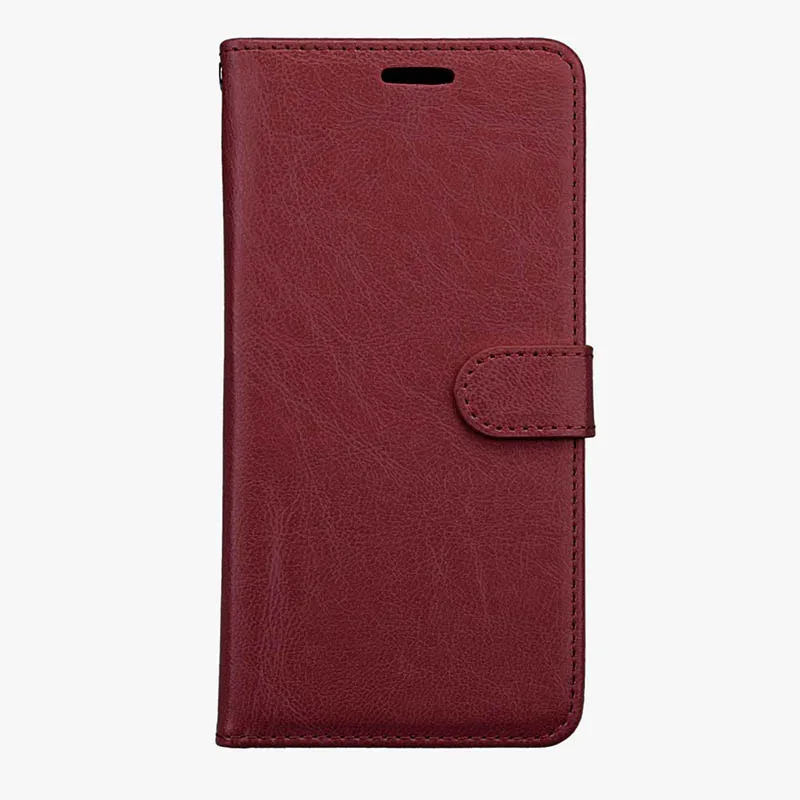Brown Кожаный чехол-бумажник для LG K8 K9 K11 K10 Pro Alpha G4 Stylus LS770 G3 X power 2 G6 mini LS755 LS777 Q6 G Stylo 3 чехол с откидной крышкой - Цвет: Brown