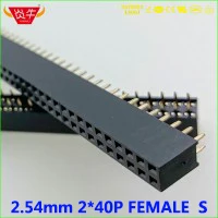 2,0 мм Шаг 1X40P 40PIN разъем однорядные разъемы вертикальный штыревой разъём SMT выдерживает высокие температуры позолоченные