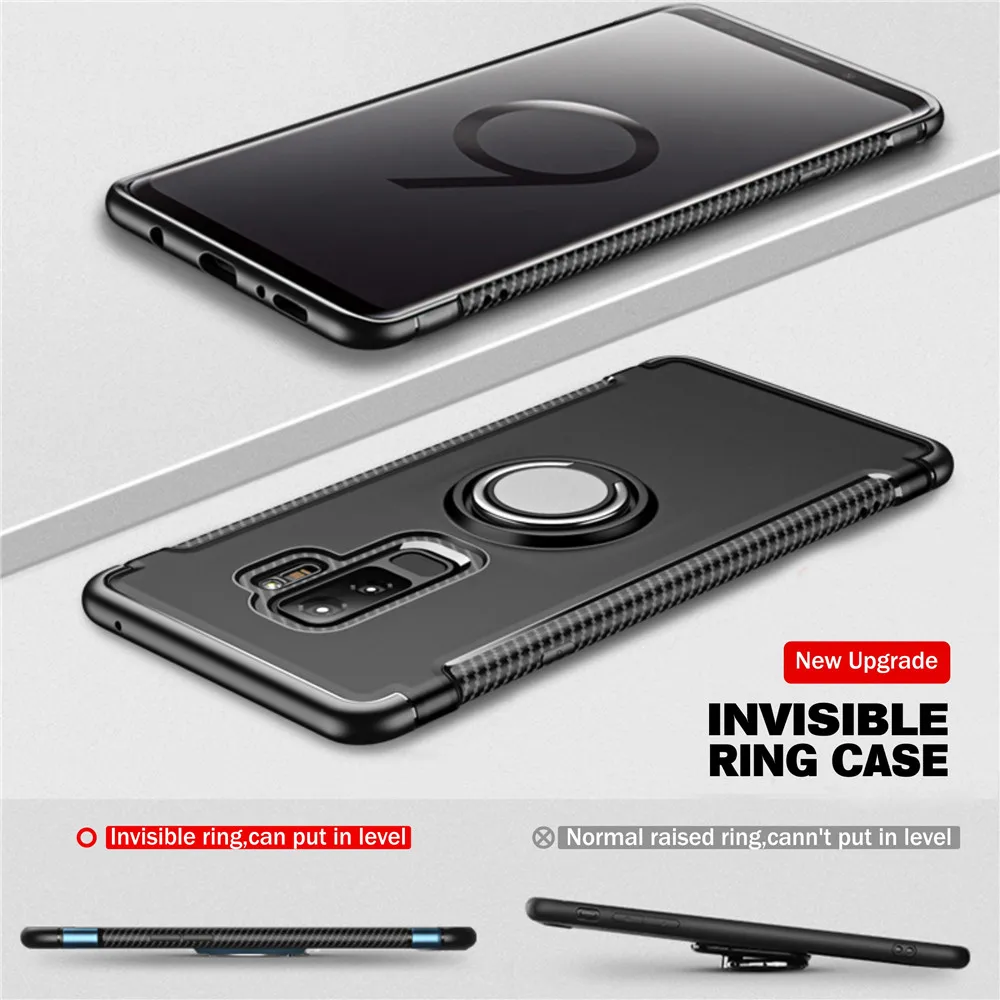 vothoon phone case for samsung galaxy s20 ultra s10 plus s10e s8 s9 note 8 9 10 plus s7 edge car holder ring back cover case free global shipping