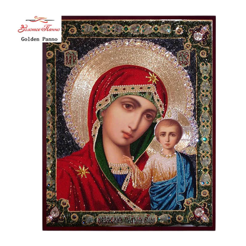 

Golden Panno5D diamond painting classic religious style DIY diamond painting embroidery cross stitch home decoration painting09