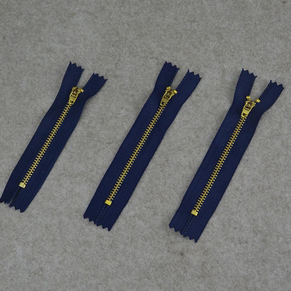 100 шт./лот застежка молния металлическая нить швейная аксессуары джинсы