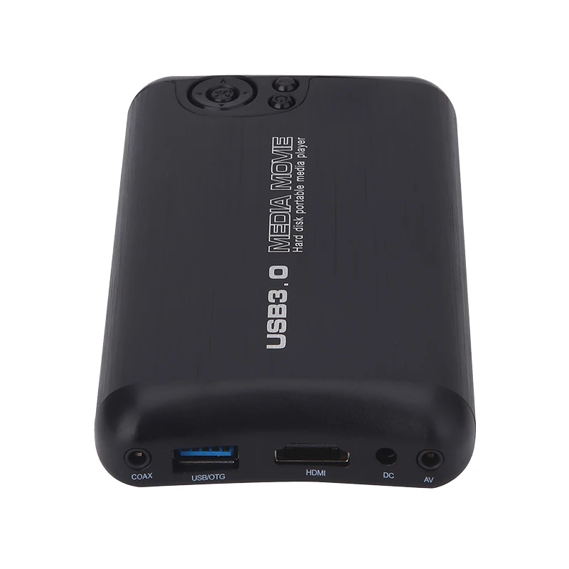 Мини медиаплеер USB3.0 1000 ГБ 2 5 дюйма SATA Full HD 1080p MKV HDMI совместимый USB OTG SD AV TV AVI RMVB RM