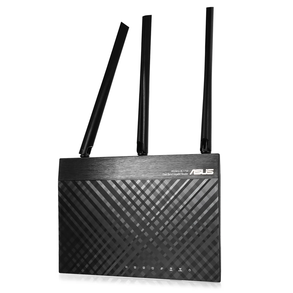 Оригинальный ASUS RT-AC66U B1 Dual-Band Wi-Fi маршрутизатор Беспроводной AC1750 4-Порты и разъёмы