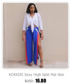 Kokkiri Лето г. новые модные женские туфли пикантные вечерние Tight горошек Flared High-Waist Мотобрюки Для женщин S Повседневное рюшами штаны-шаровары