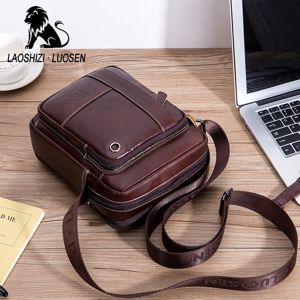 Мужские сумки на плечо из натуральной кожи мужская сумка мессенджер с масляным