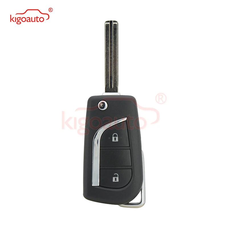 KIGOAUTO 5 шт. для Toyota Corolla замена флип Floding дистанционного ключа автомобиля TOY43 TOY48 2012 2013