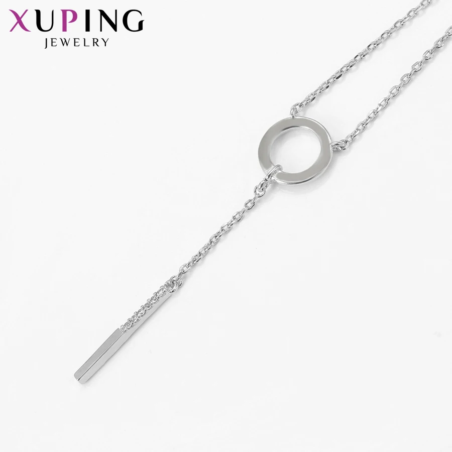Мода Xuping Темперамент Длинная цепочка Цепочки и ожерелья ювелирных изделий для Для женщин на День Благодарения рождественские подарки ко дню S74, 4-43850