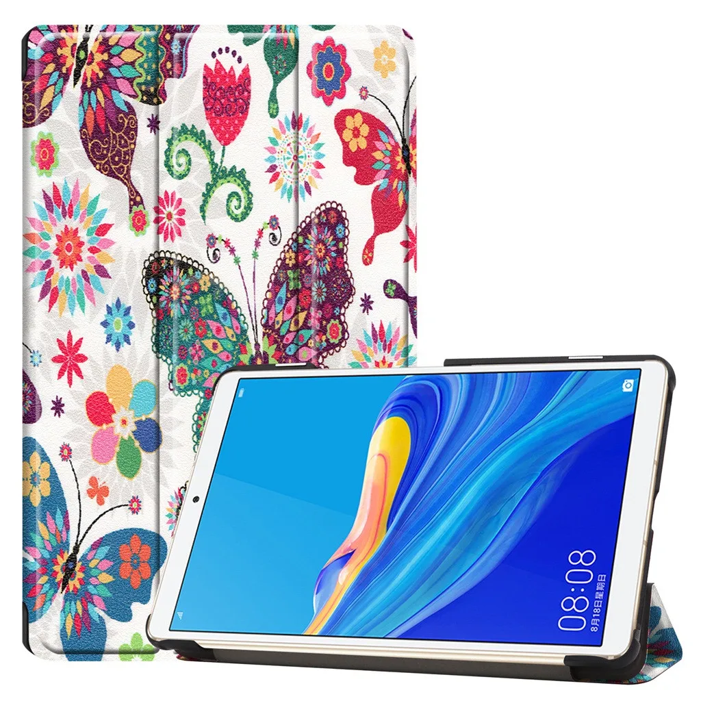 Чехол подставка из искусственной кожи для планшета Huawei M6 8 4 дюйма тонкий защитный