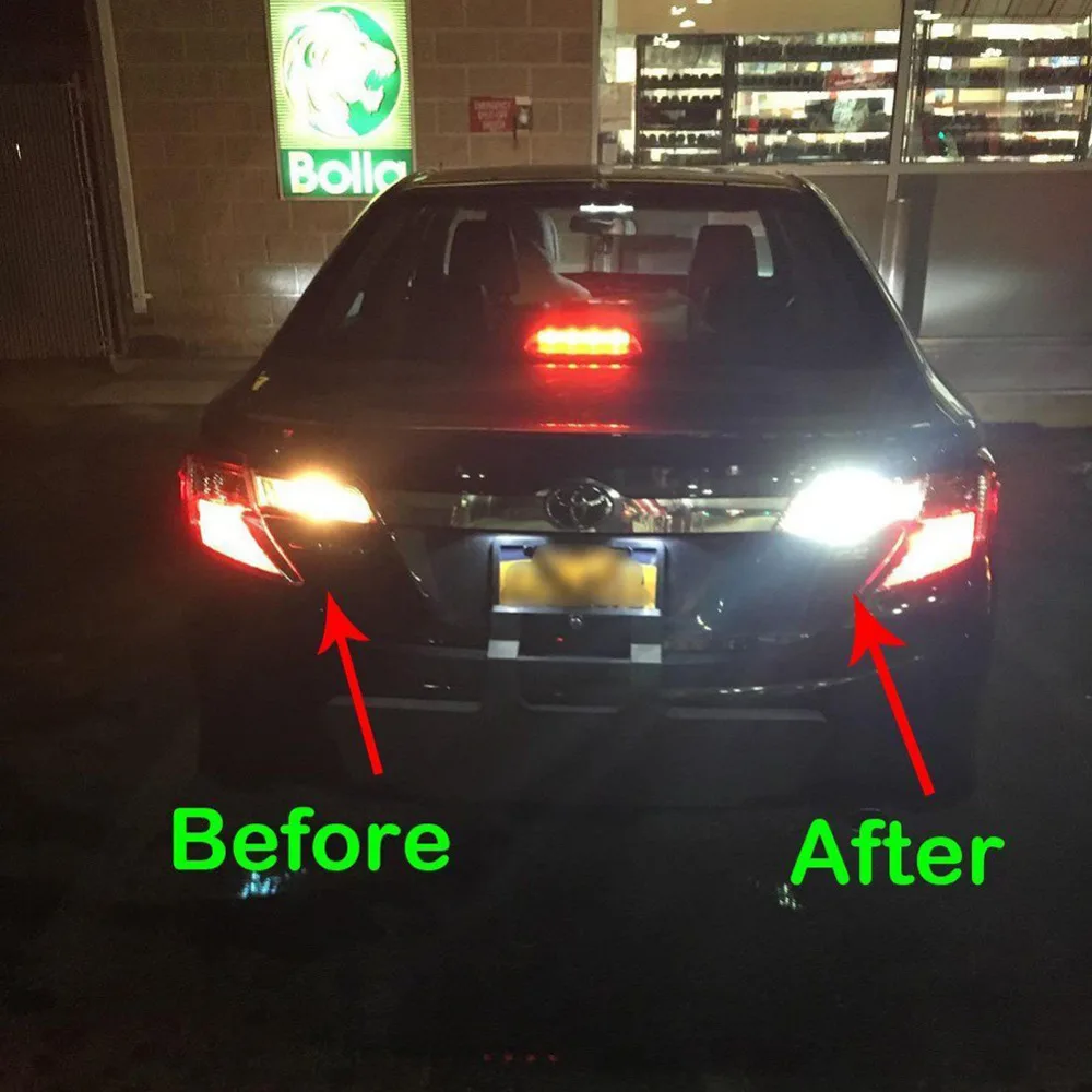 4 шт. 3157 белые светодиодный ные лампы для автомобилей 3047 3057 3155 5630 33 SMD 900 люмен супер