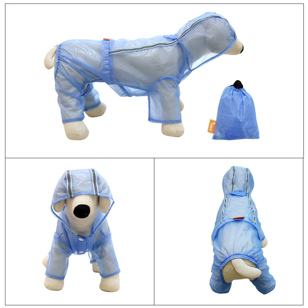 1 шт. дождевик для собак щенков водонепроницаемая питомцев кошек маленьких