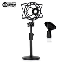 metal desk spider microphone shock mount condenser mic clip desktop stand shockproof for icon artemis ld 2 apollo ld 1 m1 m2 pc