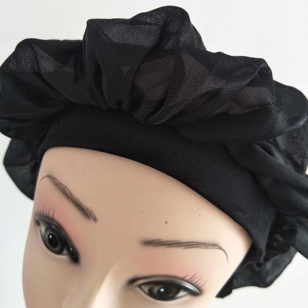 Широкополосный сатиновый колпачок капота с трикотажной тканью для обеспечения