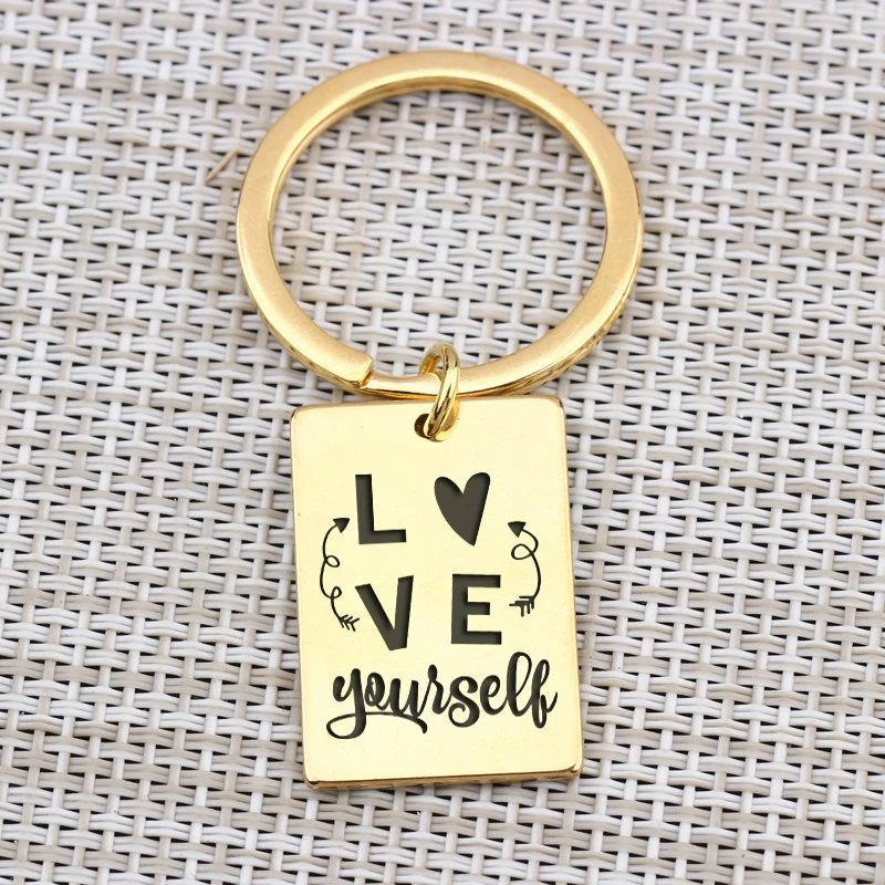 Брелок для ключей Love Yourself Подарочный аутичный подарок брелок сумка мальчиков и