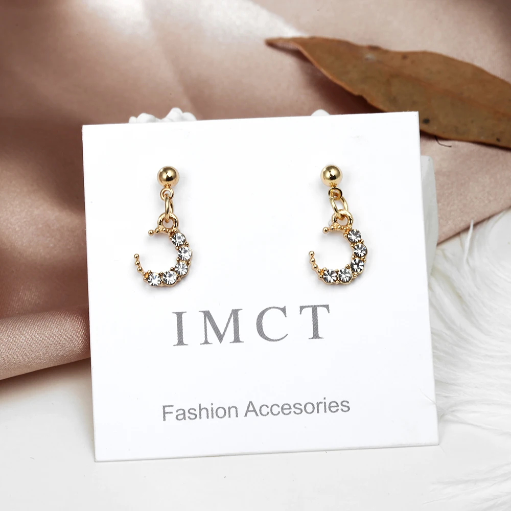 Jewelry Set 2019 for Woman Minimalist Metal Necklace Earrings suit Moon Stars Multilevel NE+EA Gift Party | Украшения и