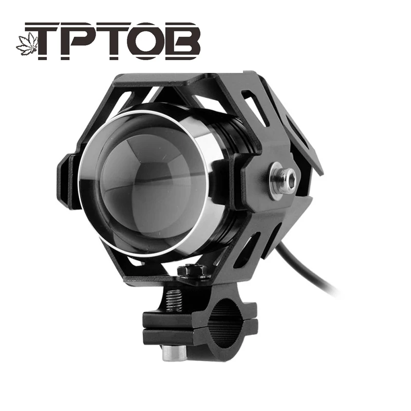 TPTOB 2 шт. 125 Вт мотоциклетные светодиодный фар 3000LM U5 мотоцикл фары мото
