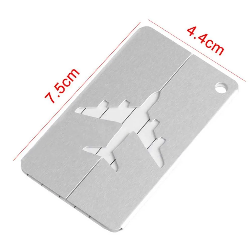 Дорожные портативные багажные бирки из алюминиевого сплава ярлыки для багажа