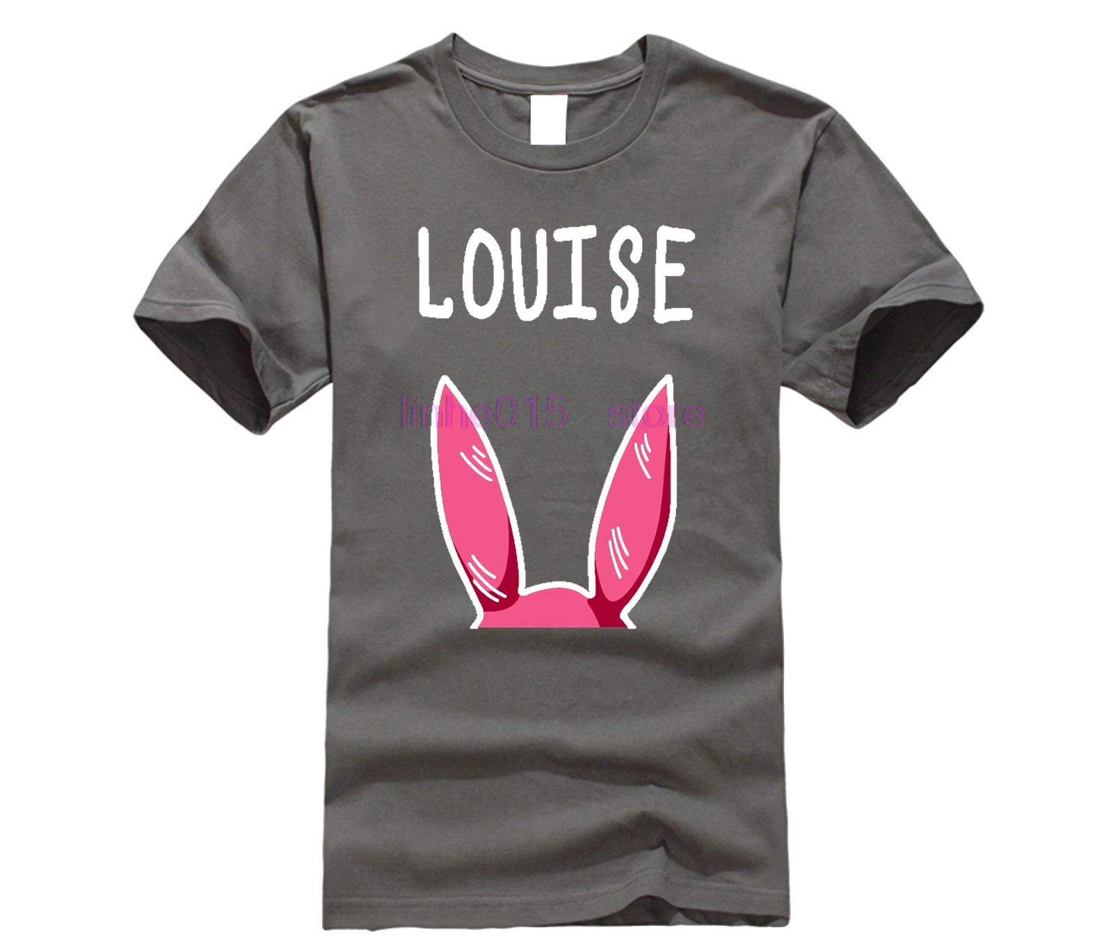 Bobs Burgers Louise приталенная хлопковая футболка с надписью Next Level 100% хлопок большие