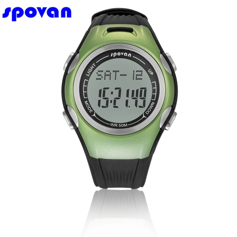 Спортивные часы SPOVAN мужские и женские водонепроницаемые с шагомером счетчиком