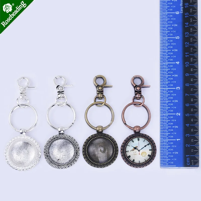 Наборы подвесок сделай сам цепочка для ключей 25 мм круглые Подсолнухи лотки