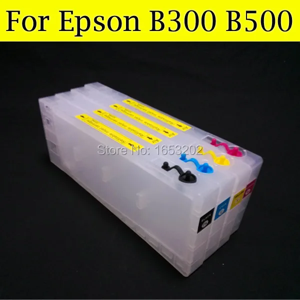 Бесплатный почтовый картридж для Epson B500DN B300 B310 B510DN принтер с T6171 T6174 сброса чипов|ink