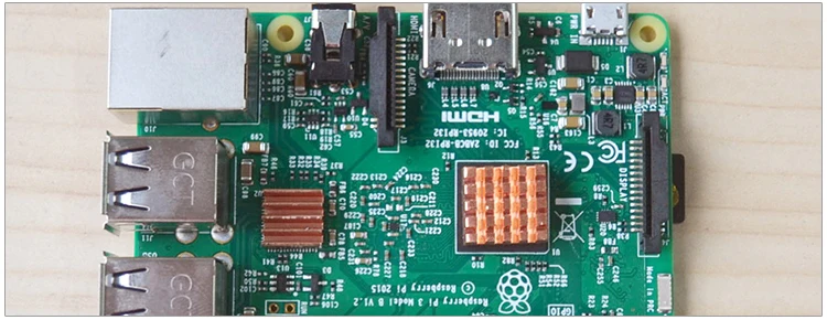 Raspberry Pi 3 Model B+ плюс радиатор 1 алюминий+ 2 Медь с логотипом охлаждающая подставка disipador радиатор для Raspberry Pi 3 B+/3