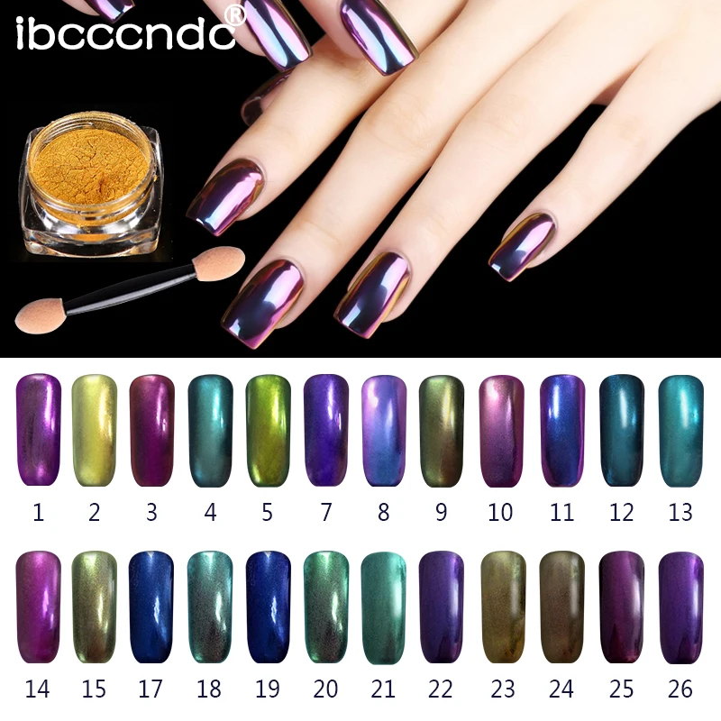 1 г/кор. волшебное зеркало Хамелеон блестит блестящий порошок великолепный